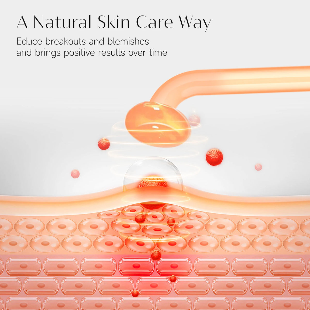 DARSONVAL High Frequency Red Light Therapy Wand Neon Electrotherapy Glass Tube Acne Spot Wrinkles Remover Beauty Facial Care