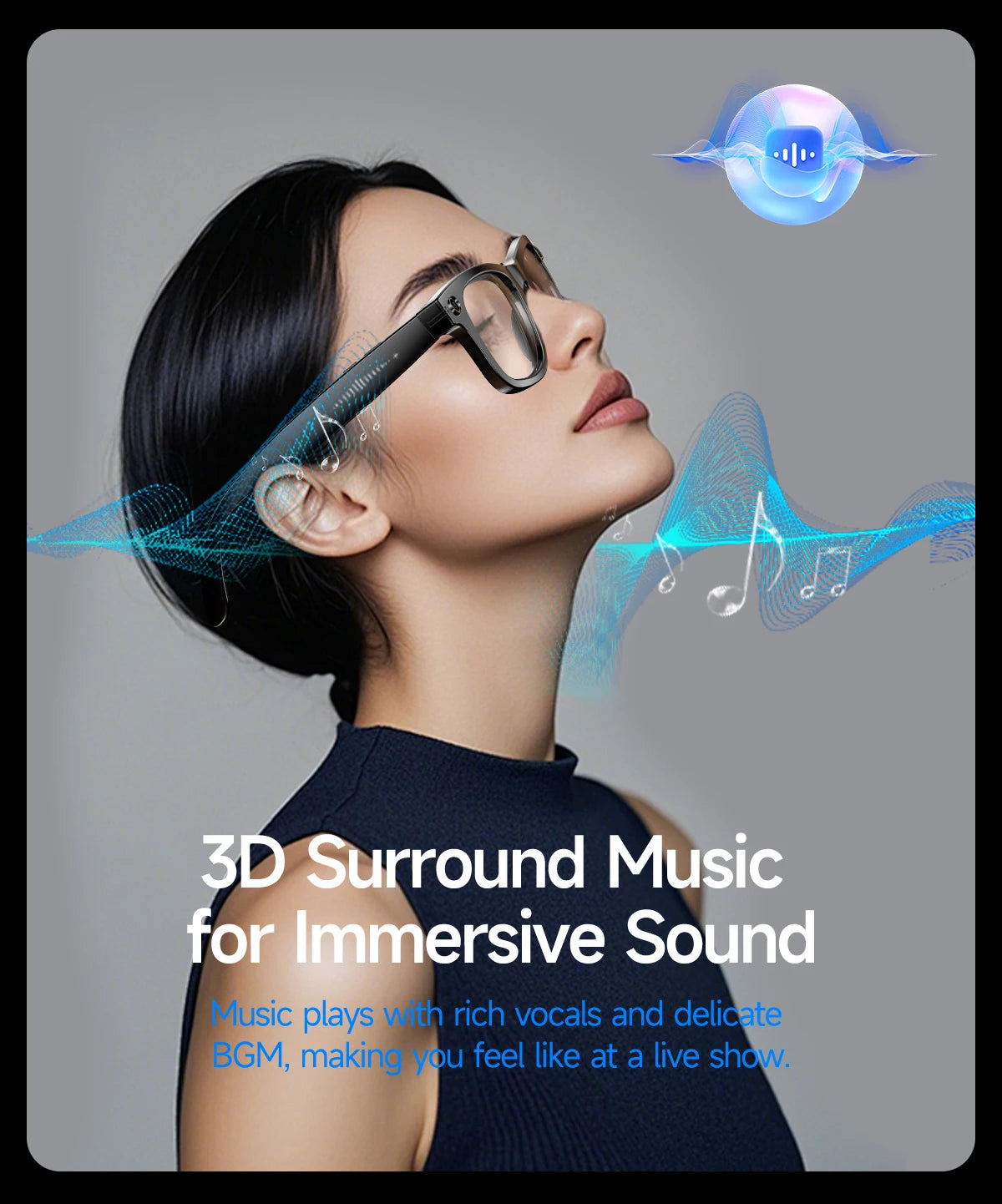 2025 Smart Glasses 32GB Memory with Camera Sunglasses Mini Camera Video Translation Bluetooth Call Anti-blue Glasses Man Women