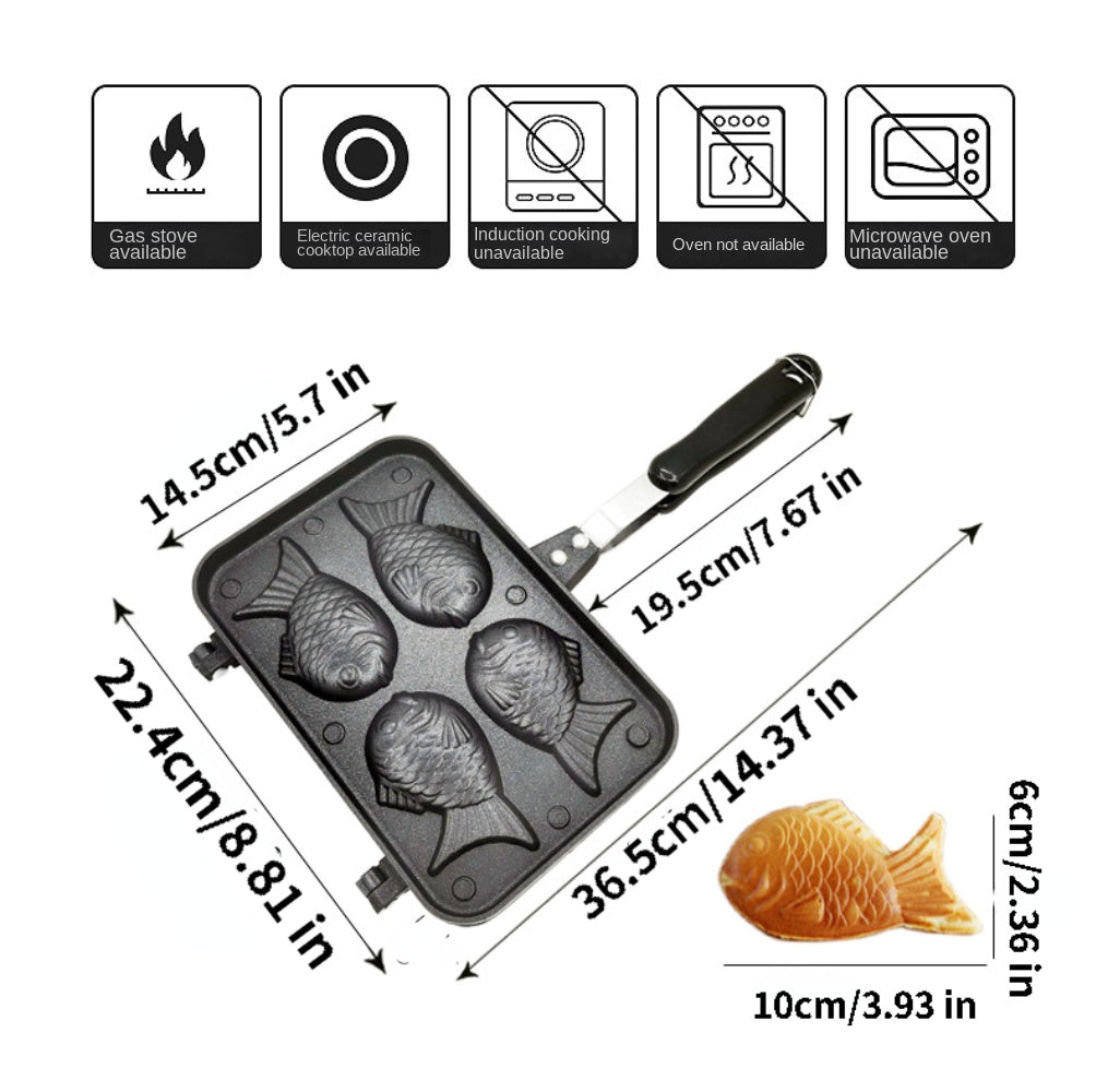 waffle maker Taiyaki Bread Sandwich Cake pastry Baking Board Mold Making Ice Cream Dessert Baking Tools Kitchen Accessories
