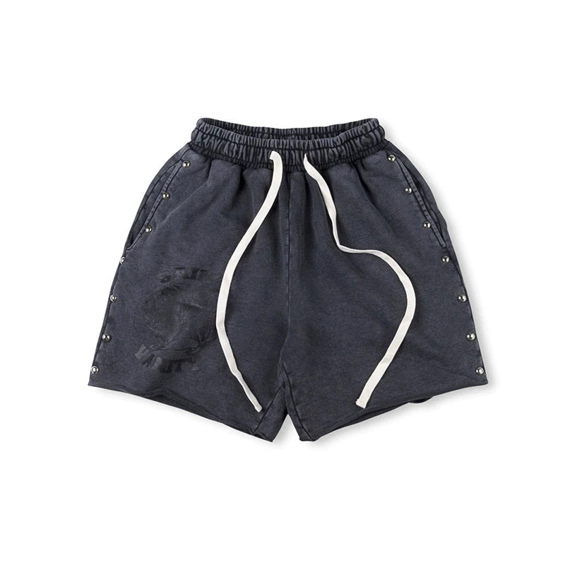 SAINT VANITY Embroidered Buckle Sports Sweatpants Jogger Men Women Drawstring Long Pants Trousers