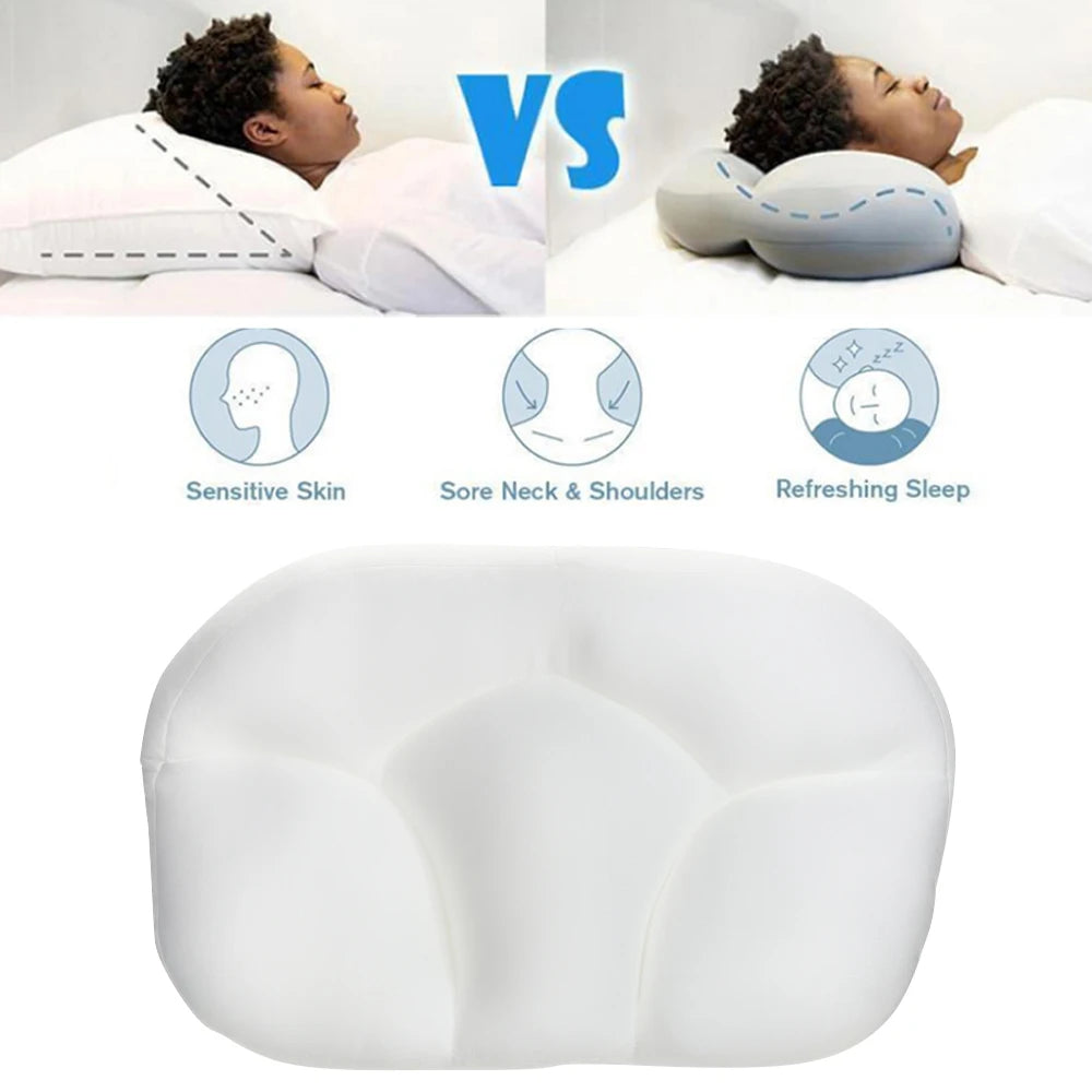 1PC Body Massager All-round Sleep Pillow Neck Massager Sleeping Memory Foam Egg Shaped Head Massage Cushion Head Massager Health