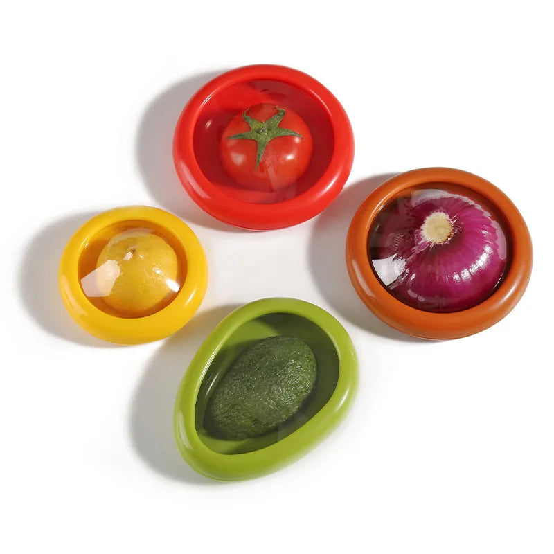 Kitchen Storage Box Fruit Vegetable Container Fresh Box Avocado Tomato Lemon Onion Fresh-Keeping Crisper Kitchen Gadgets