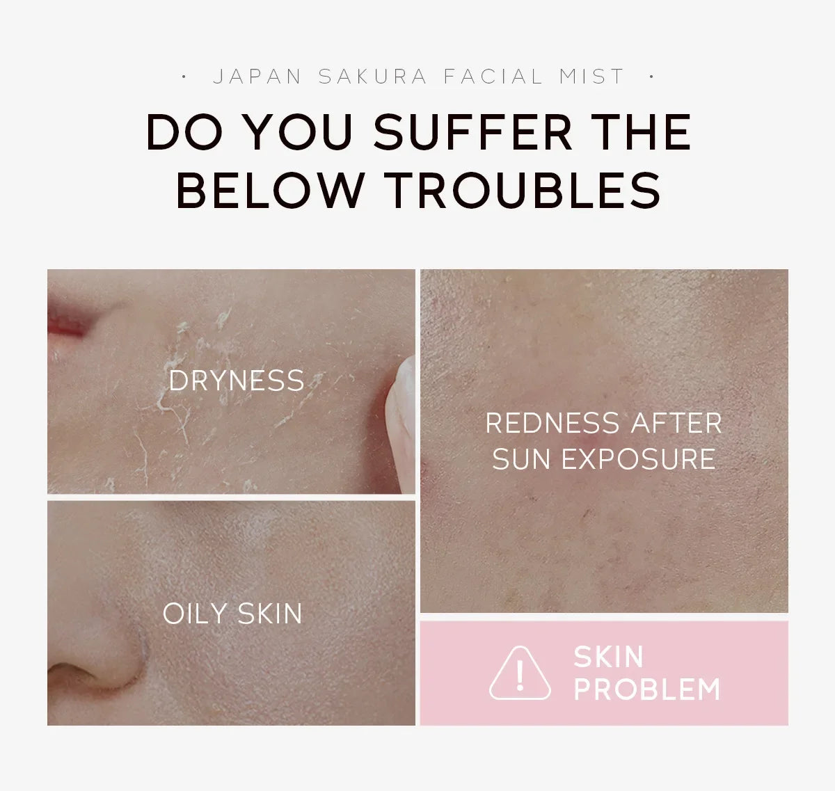 LAIKOU Sakura Facial Mist  Toner Hydrating Moisturize Gentle Repair Brightening Skin Improve Glow Serum Toner Spray 100ml
