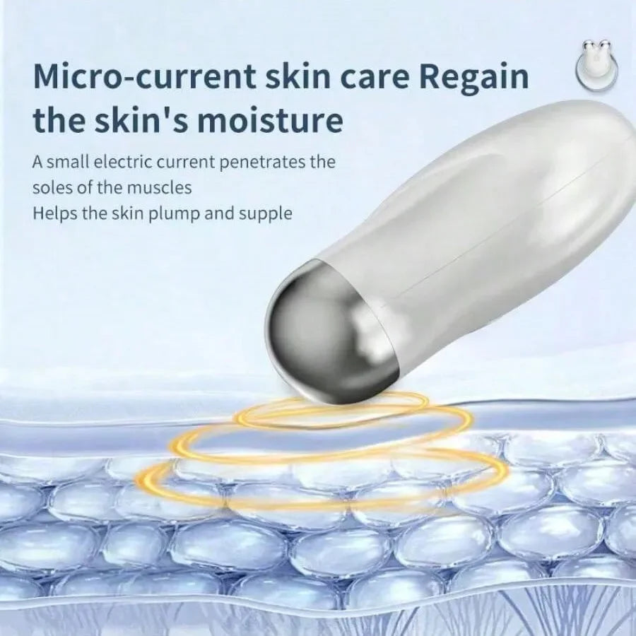 Portable Electric Face Lift Roller Massager EMS Microcurrent  Vibration Facial Lifting Skin Tighten Massage Beauty Devices
