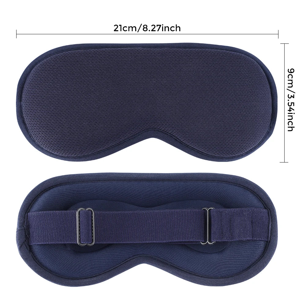 Electric Heating Eye Mask for Sleeping Far Infrared Hot Compress Vibration Eye Massager Warm Therapy Sleep Mask Relieve Dry Eyes