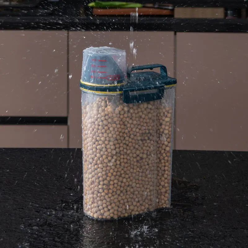 Dog Food Storage Bucket Pet Food Grain Storage Tank Kitchen Storage Rice Box Cat Food Grain Sealed Jar Dog Cat Accessories