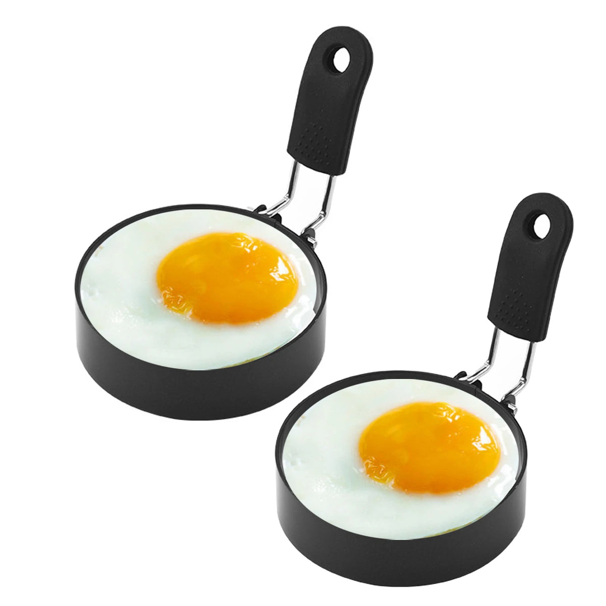 Stainless steel omelette household round fried egg steamed poached omelet mold kitchen baking tool