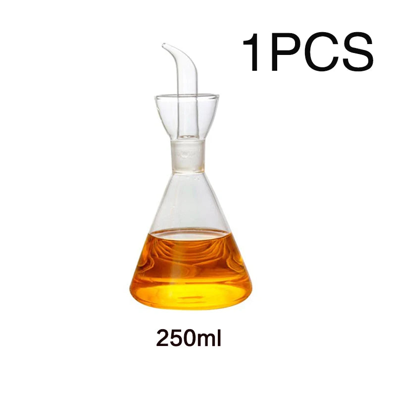 High Borosilicate Glass Oil Pot Household Leak-proof Oil & Vinegar Pots Kitchen Pot Soy Sauce Pot Oil Tank Seasoning Bottle Tool