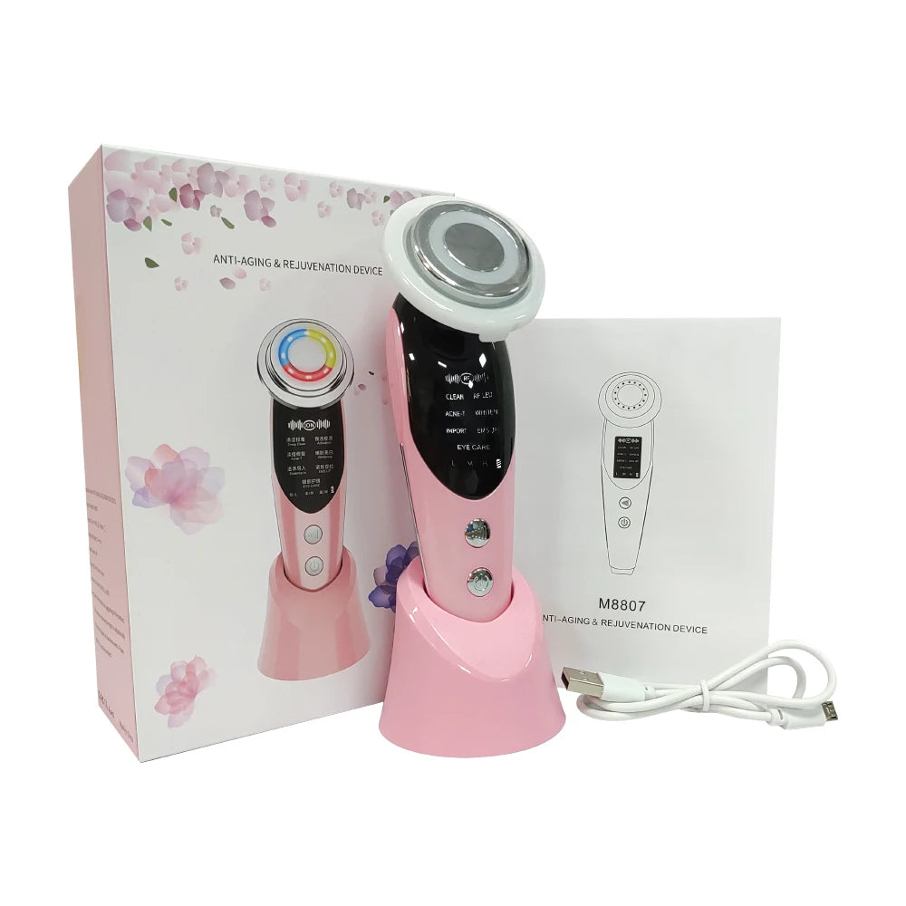 7 in 1 Multifunctional Facial Lifting Machine Skin Care SPA Face Skin Rejuvenation Beauty Instrument
