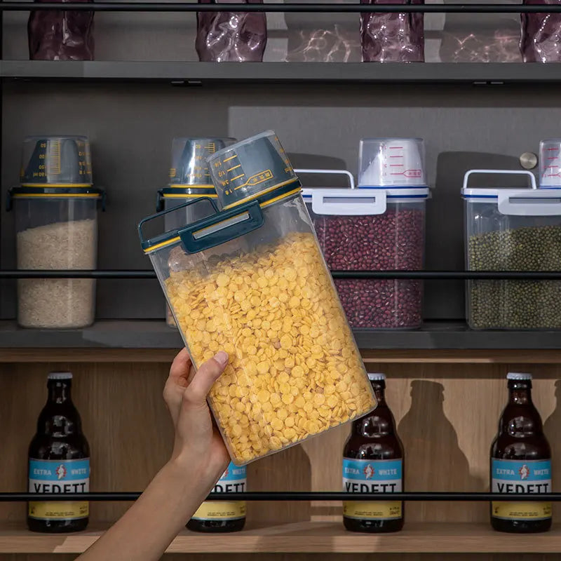 Dog Food Storage Bucket Pet Food Grain Storage Tank Kitchen Storage Rice Box Cat Food Grain Sealed Jar Dog Cat Accessories