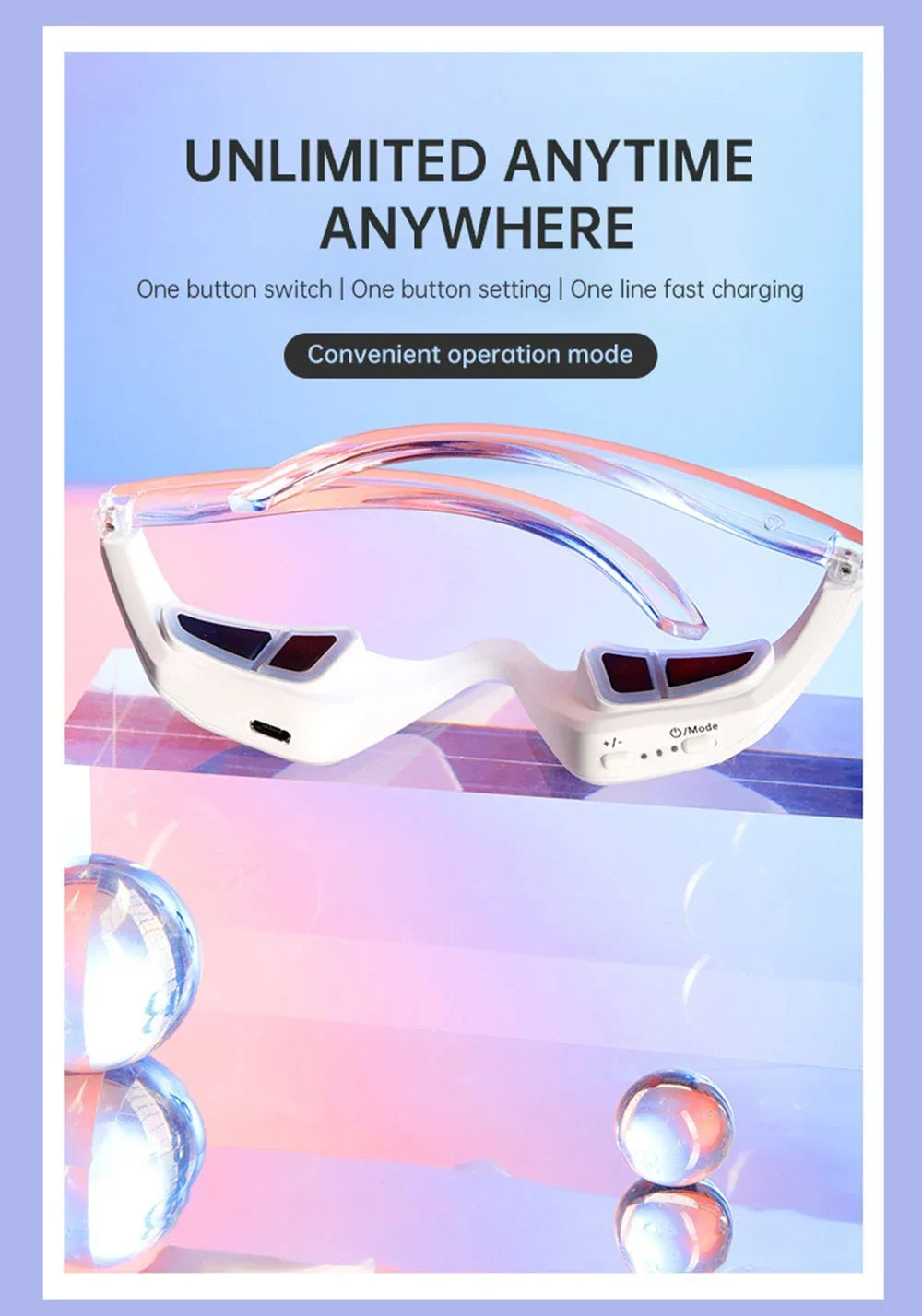 Eye Massager Relieves Eye Fatigue Eyes Massage Glasses Eye Fatigue Relief Massager