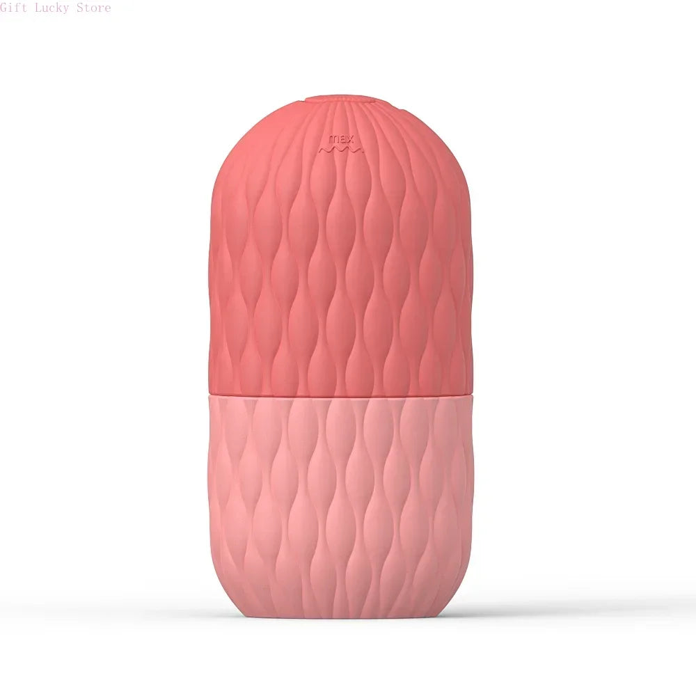 Ice Face Roller, Reusable Silicone Mold Face Massage Eye Facial Beauty Skin Care Tools Apply Ice for Shrink Pores