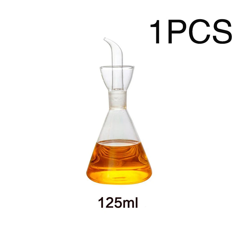 High Borosilicate Glass Oil Pot Household Leak-proof Oil & Vinegar Pots Kitchen Pot Soy Sauce Pot Oil Tank Seasoning Bottle Tool