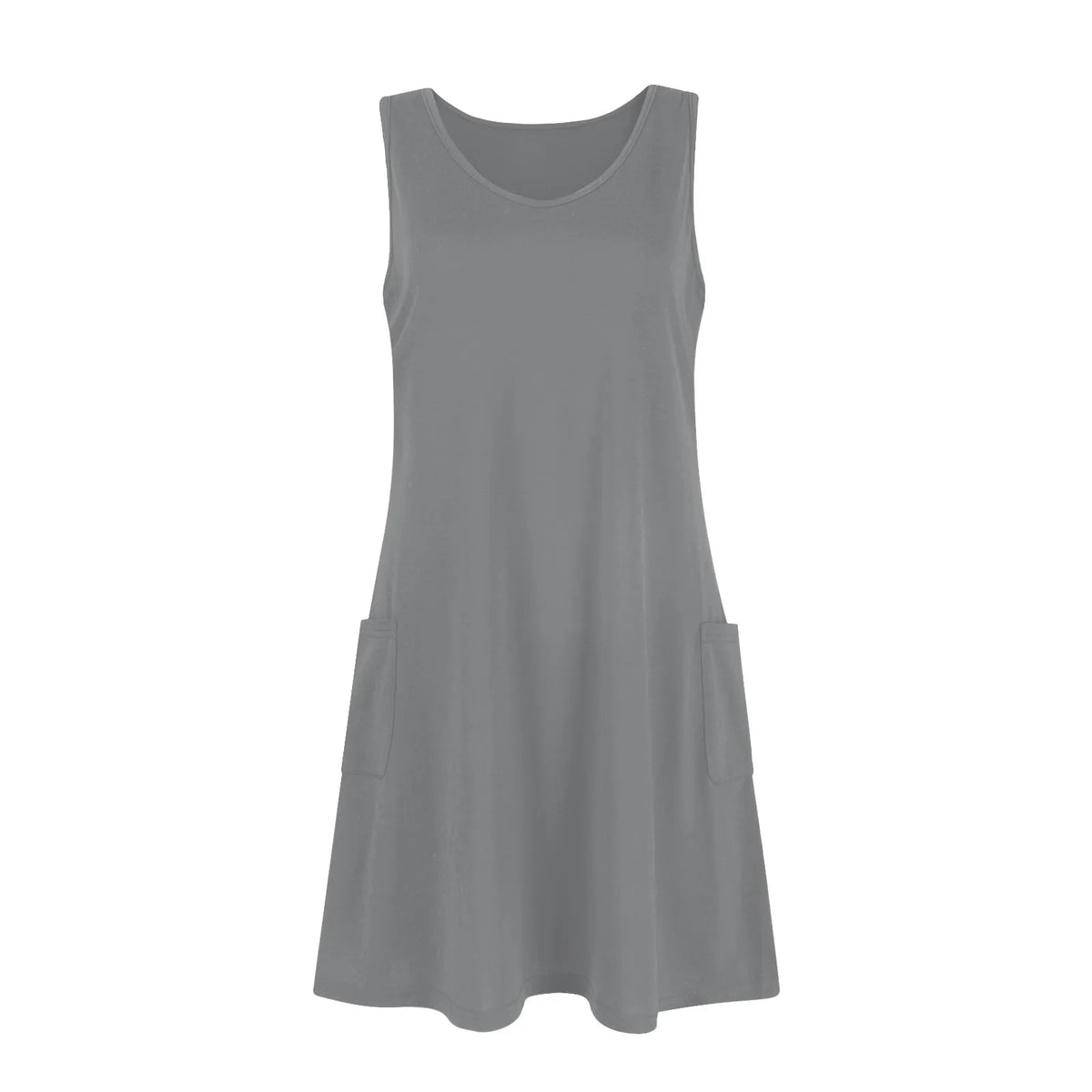 Women's Summer Casual Swing T-Shirt Dresses Beach Cover Up With Pockets Plus Size Loose T-shirt Dress vestidos largos