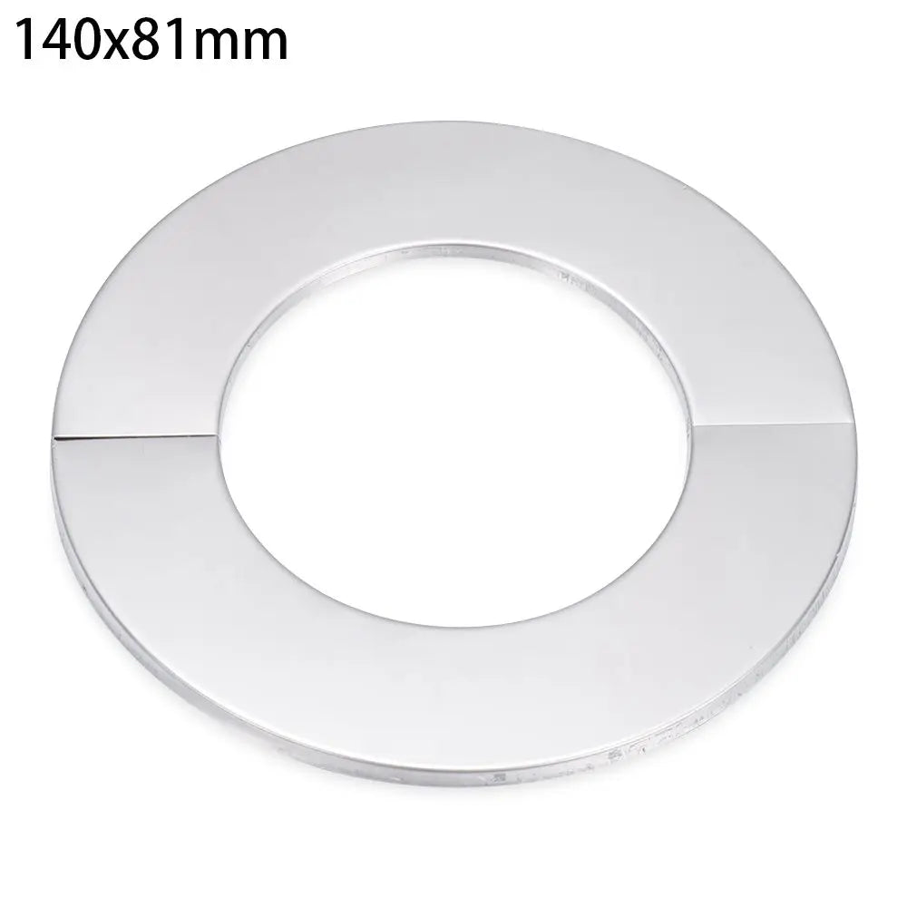 Black Stainless Steel Water Pipe Wall Covers Shower Chrome Finish Faucet Decorative Cover Kitchen Bathroom Accessories