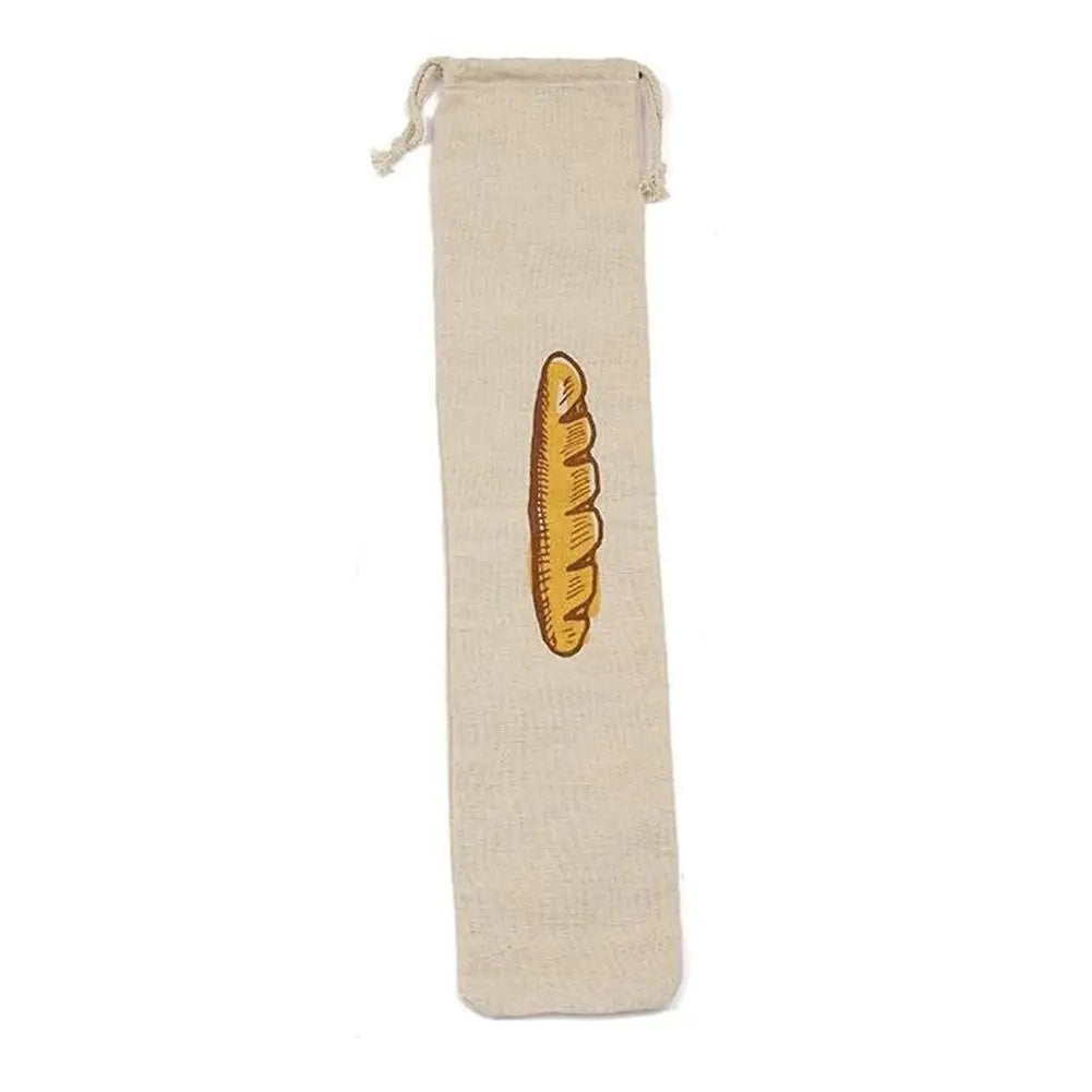 Linen Bread Bags Reusable Drawstring Large Washable Storage Food Accessories Home Unbleached Kitchen Organizer