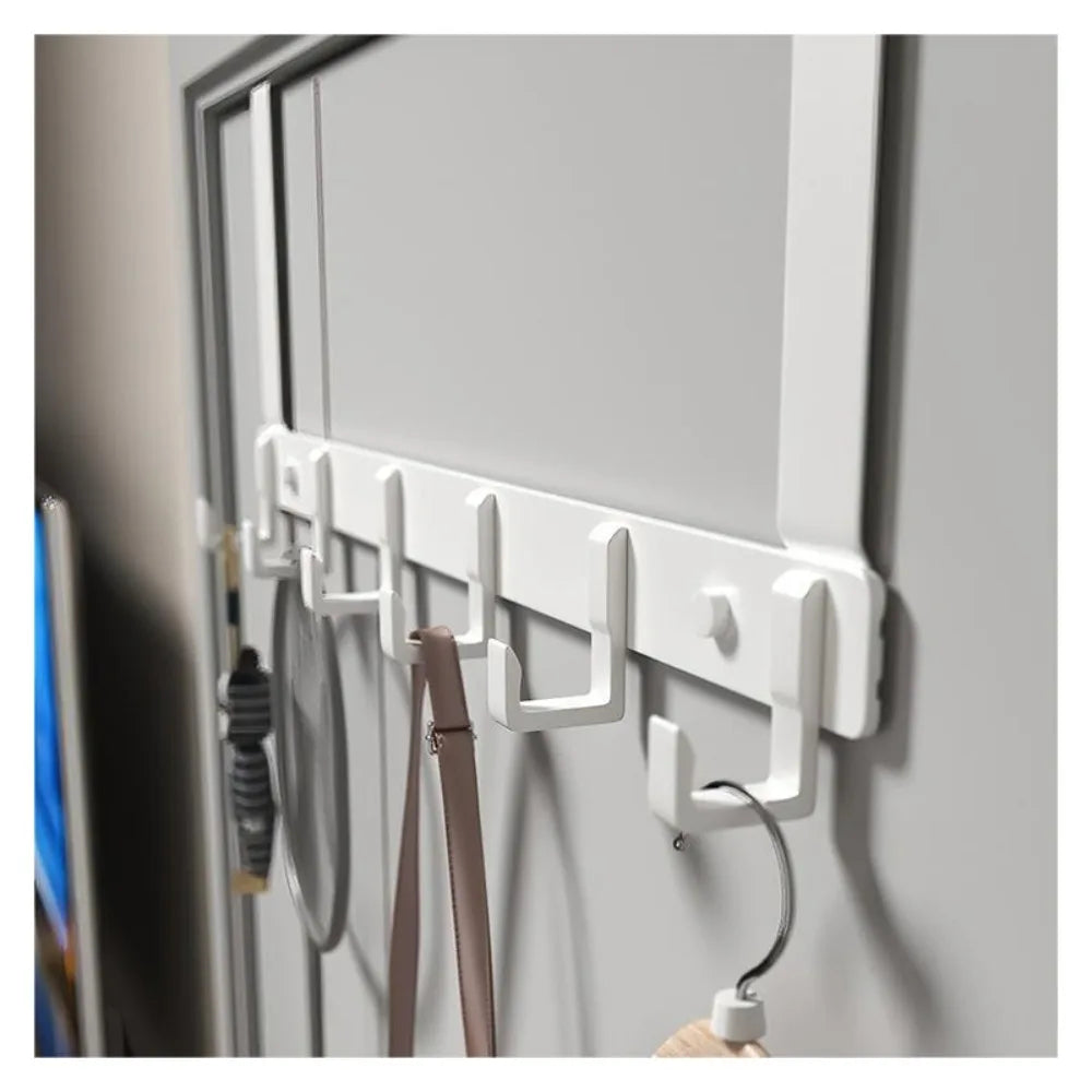 Hooks Over The Door Home Bathroom Organizer Rack Clothes Coat Hat Towel Hanger New Bathroom Kitchen Accessories Holder Door Hang