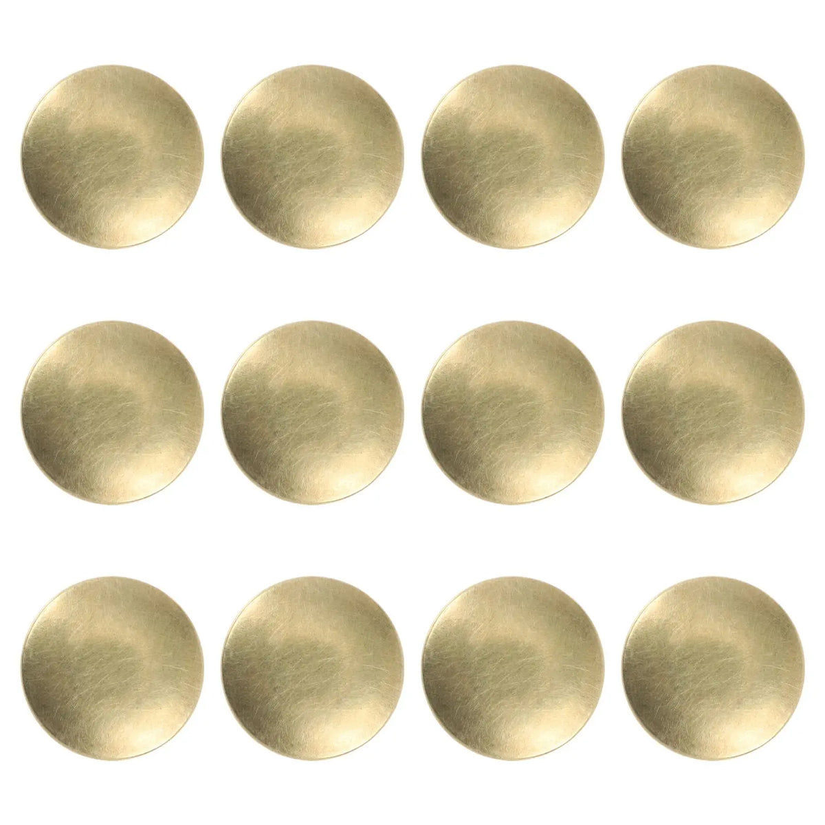 12 Pcs Kitchen Cabinet Handles Brass Drawer Small Knobs Door Simple Decorative Cupboard Round Wardrobe