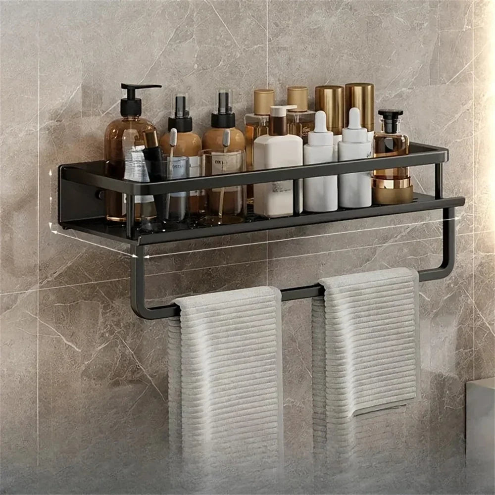 Bathroom Kitchen Multi-functional Storage Shelf Wall-mounted Storage Shelf for Indoor Wall Storage