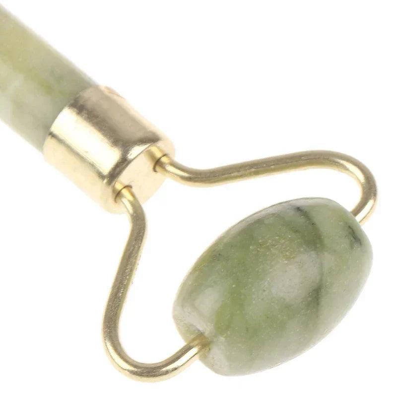 Natural Rose Jade Roller Face Massage Gua Sha Board Jade Massager Body Facial Eye Scraping Acupuncture Face Lift