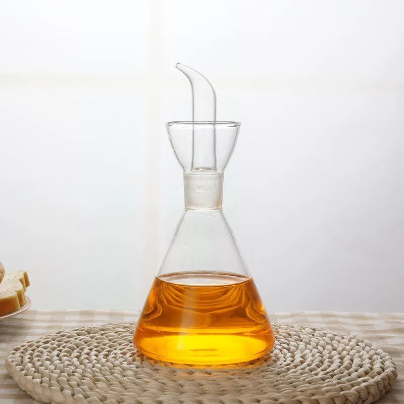 High Borosilicate Glass Oil Pot Household Leak-proof Oil & Vinegar Pots Kitchen Pot Soy Sauce Pot Oil Tank Seasoning Bottle Tool