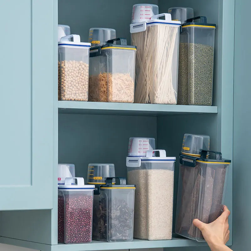 Dog Food Storage Bucket Pet Food Grain Storage Tank Kitchen Storage Rice Box Cat Food Grain Sealed Jar Dog Cat Accessories