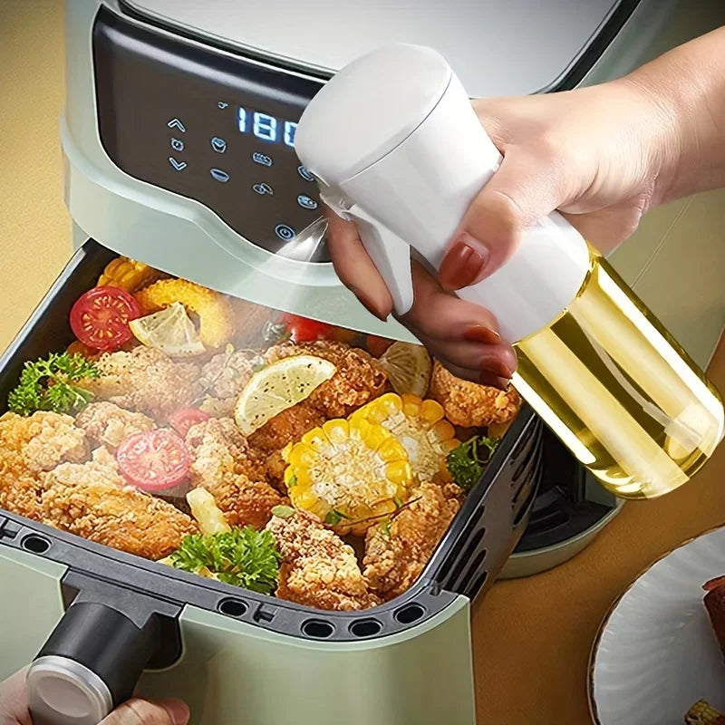 Olive Oil Sprayer Bottle Baking Barbecue Mist Sprayer Kitchen Cooking Vinegar Oil Dispenser for Air Fryer BBQ Picnic Tools