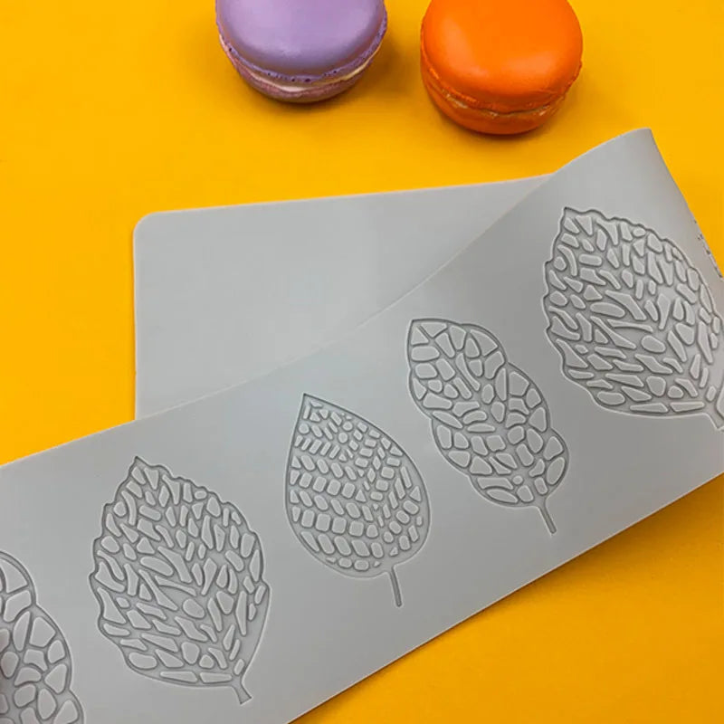 Various Leaf Butterfly  flower Silicone Cake Lace Mold Snowflakes deer Shape Fondant Mold Cake Decorating Tool  kitchen bakeware