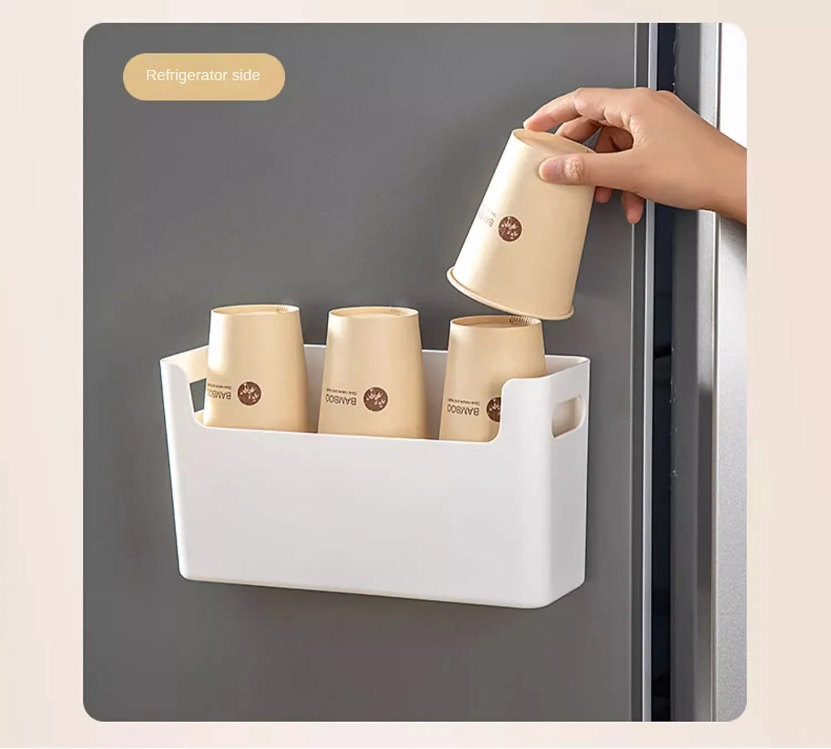 1pc Plastic Crisper Kitchen Storage Organization Refrigerator Storage Box Fruit and Vegetable Freezer Kitchen Home Organizer