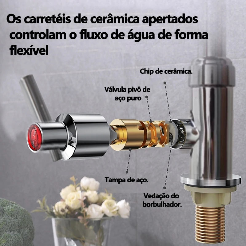 Sleek Wall-Mounted Kitchen Faucet for Gourmet Culinary Spaces