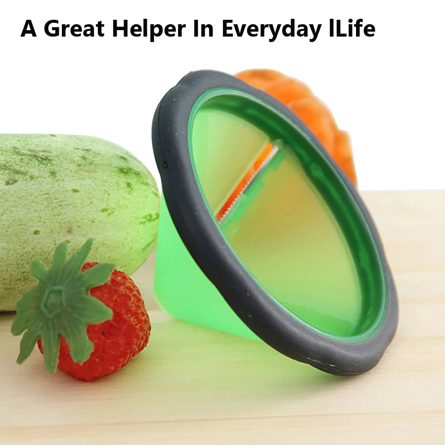 Stainless Steel Salad Curler Set Carrot and Cucumber Carving Knife Spiral Curling Grater Slicing Knife Kitchen Accessories