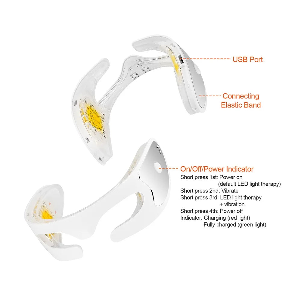 Anti-aging Eye Massager LED Photon Therapy Relax Fatigue Relief Lighten Dark Circles Smooth Eye Fine Line Beauty Eye Care