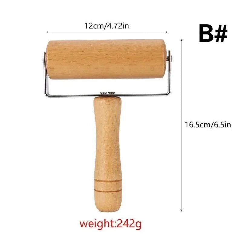 1PC Rolling Pin Pastry and Pizza Baker Roller Wooden Baking Crush Nuts Crackers Cookies Kitchen Utensils
