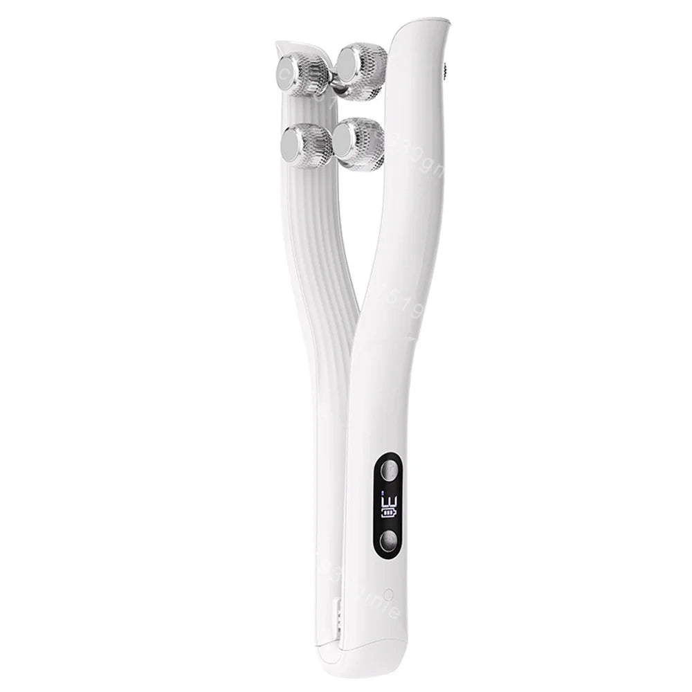 EMS Micro-Current Face Massage Roller Neck Face Lifting Firming Facial Lift Massager Anti Wrinkle Face Slimming Beauty Skin Care