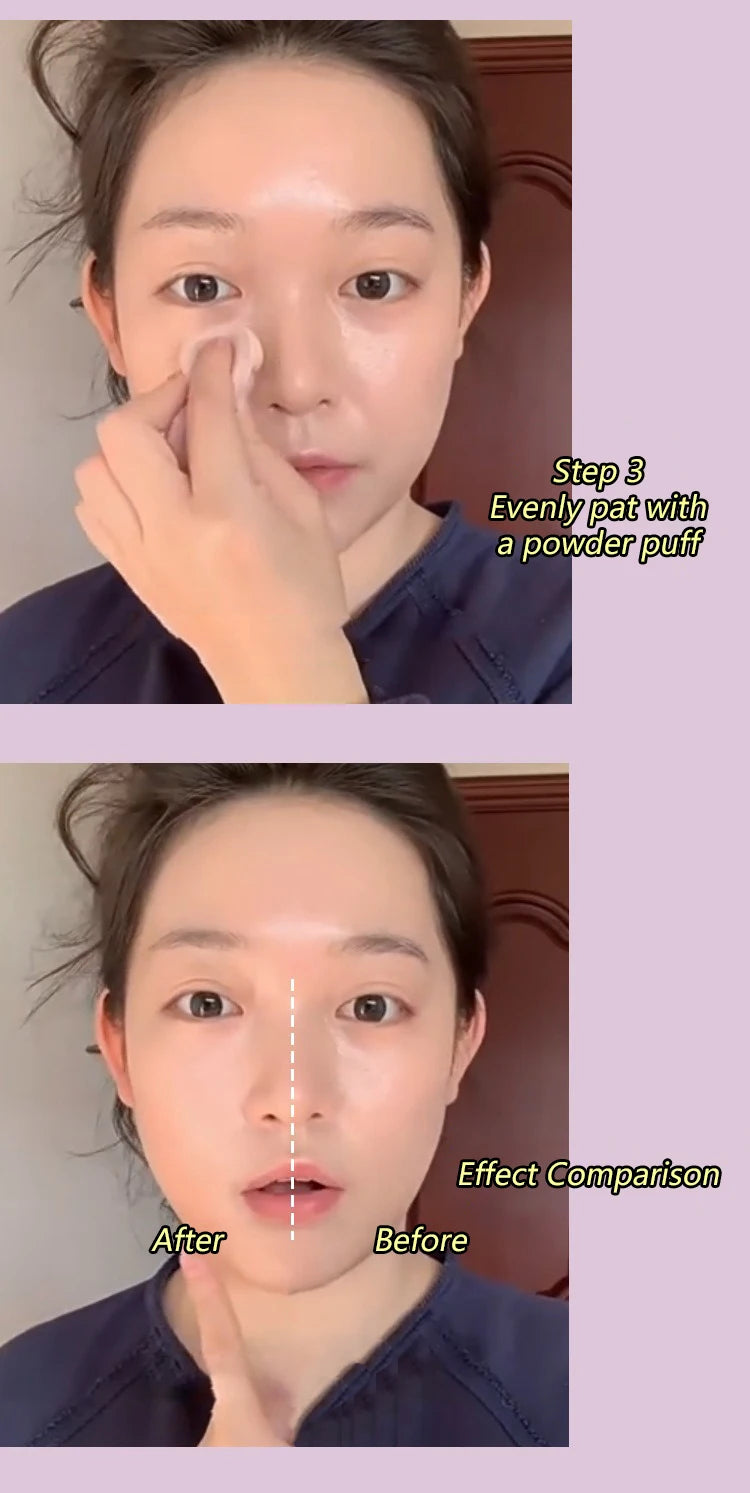 3-color Highlighter Palette Multi-use Mash Potato Pearlescent Matte Facial Contour Powder Cream Natural 3D Face Brighten Makeup