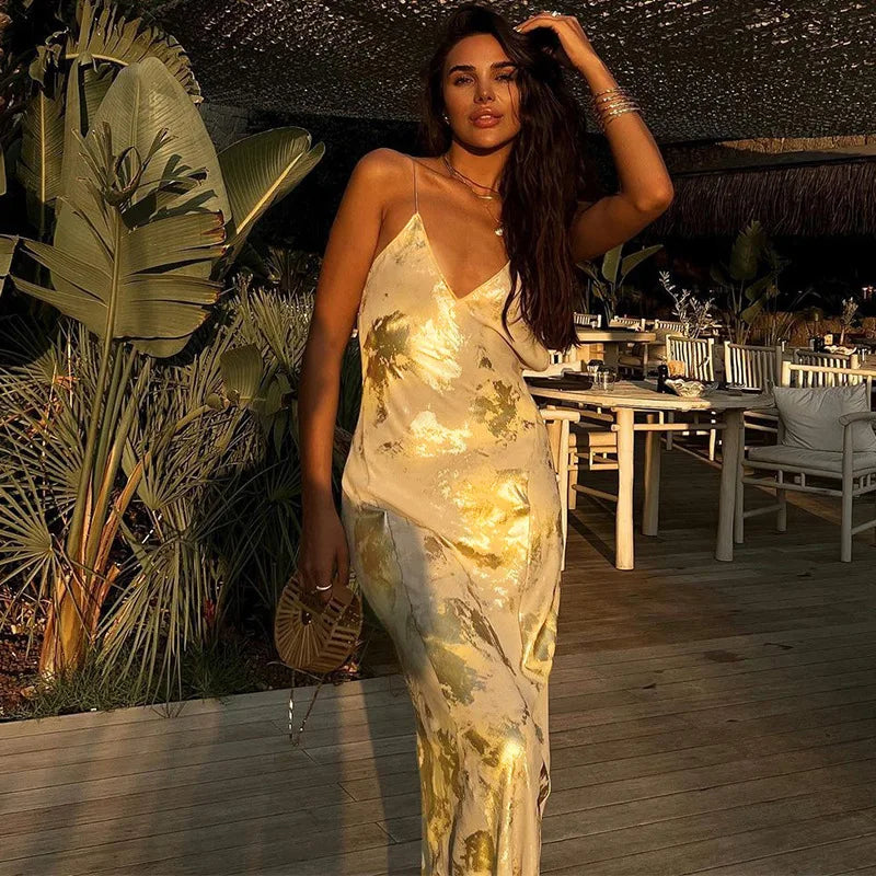 Dulzura Women Elegant 2025 Summer Party Club Evening Birthday Streetwear Bodycon Long Dress Wholesale Items For Business