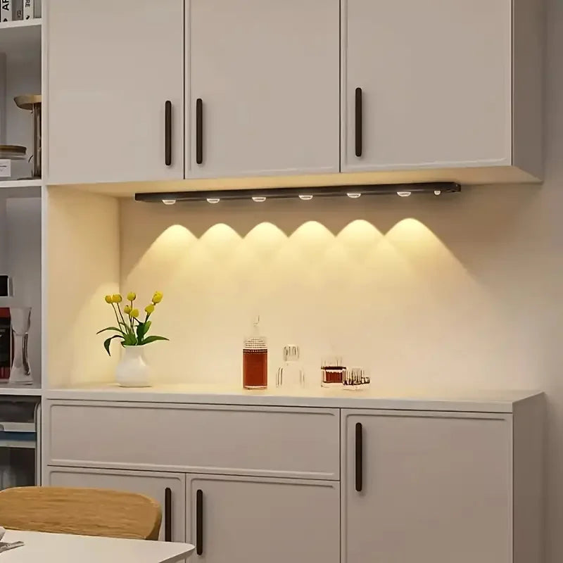 LED Cabinet Light USB Rechargeable Motion Sensor Led Lamp for Kitchen Wardrobe Cabinet Lighting taircase Backlight Night Light