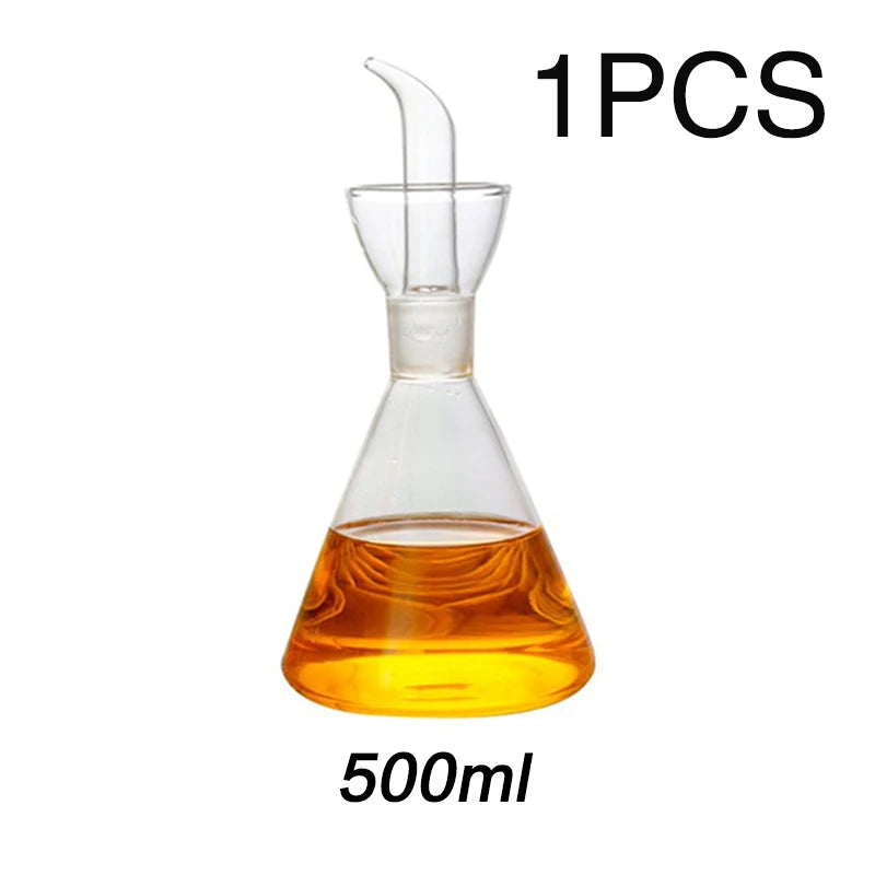 High Borosilicate Glass Oil Pot Household Leak-proof Oil & Vinegar Pots Kitchen Pot Soy Sauce Pot Oil Tank Seasoning Bottle Tool