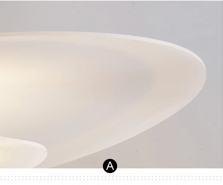 Postmodern LED Pendant Lamp Flying Saucer Indoor Decor Acrylic Chandelier Dining Table Bar Living Room Kitchen UFO Hanging Light