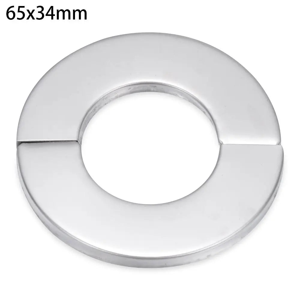 Black Stainless Steel Water Pipe Wall Covers Shower Chrome Finish Faucet Decorative Cover Kitchen Bathroom Accessories