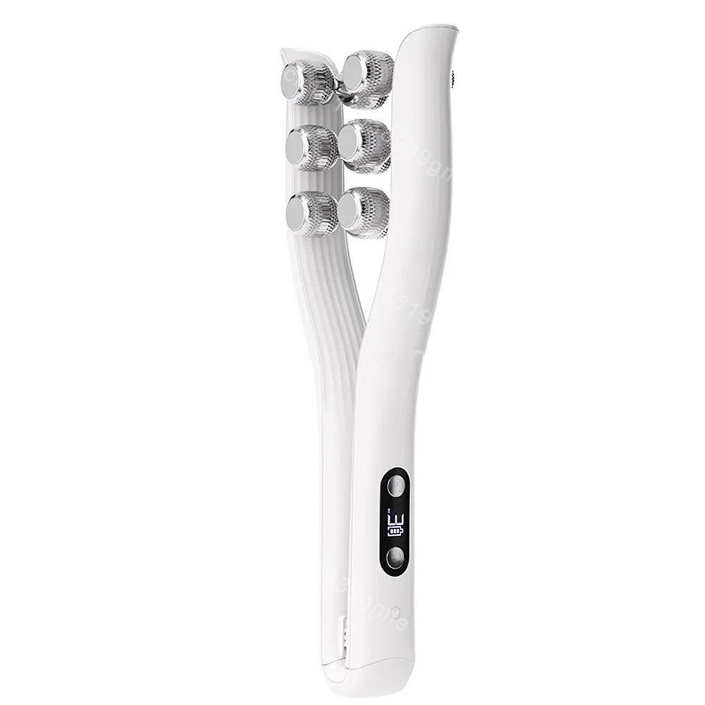 EMS Micro-Current Face Massage Roller Neck Face Lifting Firming Facial Lift Massager Anti Wrinkle Face Slimming Beauty Skin Care