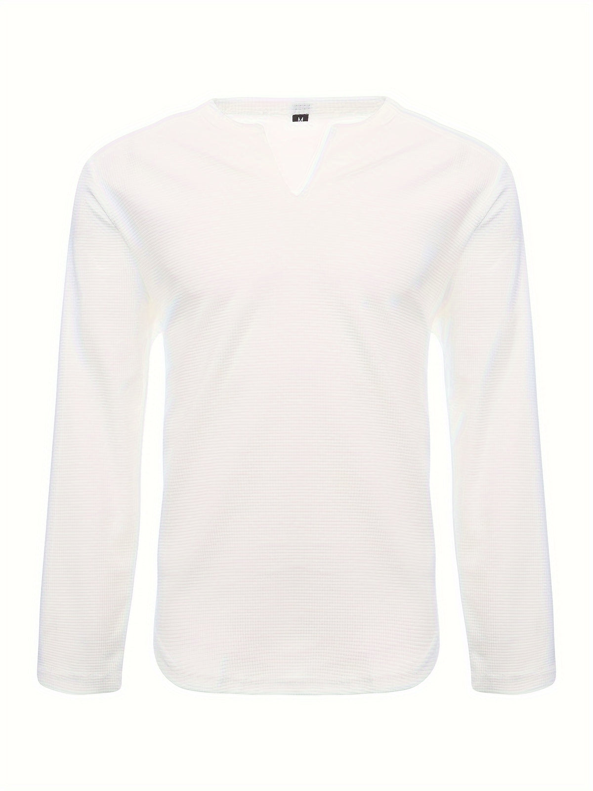 Graphic Color Block Letter Daily Classic Outdoor Men's 3D Print T shirt Tee Raglan T Shirt Waffle T Shirt Sports Outdoor Casual Going out T shirt Black White Light Grey Long Sleeve V Neck Shirt