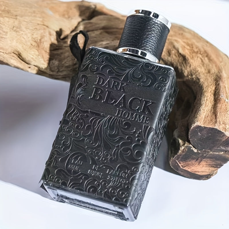 Men'S Luxury Cologne - Long-Lasting 72-Hour Freshness, Elegant Black Bottle with Leather Case - Sophisticated Fragrance for Everyday & Special Occasions - Ideal Gift for Him, Boyfriend, Husband - Premium Men'S Perfume, Sophisticated Design, Highend Scent