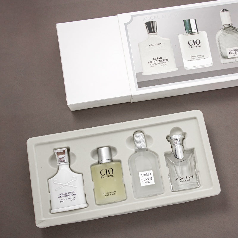 Men'S Perfume Set, 30ml*4, Confidence/Temperament/Noble/Charming, Suitable for Men Different Occasions - Perfect for Meeting Love, Ideal Gift for Men on Festivals and Birthdays, Daily Life Use
