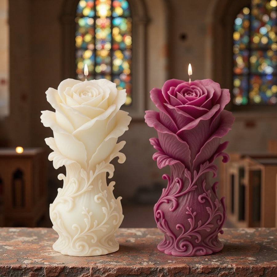 1pc GlowFormm Flower Resin Mold - Silicone Mold for DIY Epoxy Resin, Candles, Plaster & Clay, Reusable Flexible Molds with Easy Release for Crafting and Home Decor, No Electricity Needed, Crafting Supplies, Decorative Crafting Tool, Detailed Crafting Too