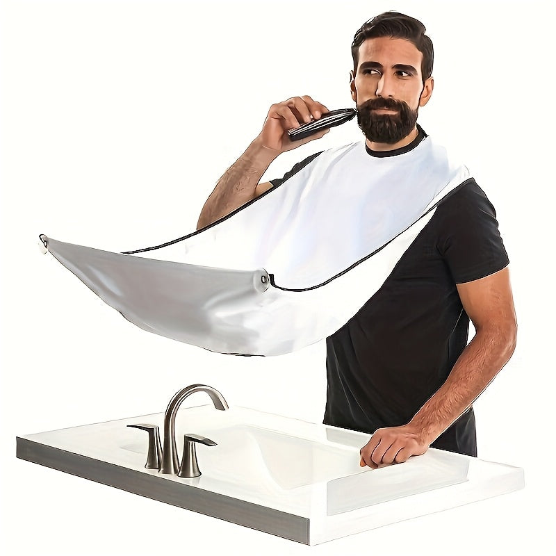 Stay Sharp Stylish Premium Leak Proof Beard Shaving Apron for Men Barber Grade Beard Apron Adjustable for Precision Shaves(Appeals to pro quality seekers)