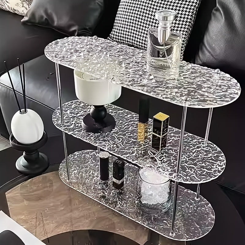 Acrylic Sideboard Storage Rack - Suitable for Water Cup Storage, Perfume and Figurine Display Rack - Home Decor Rack - Elegant and Chic