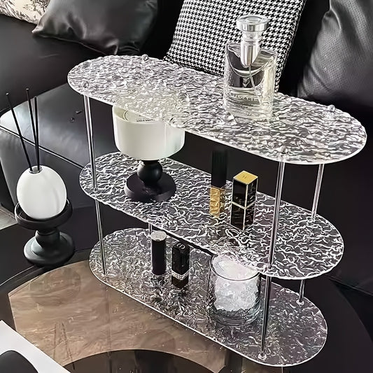 Acrylic Sideboard Storage Rack - Suitable for Water Cup Storage, Perfume and Figurine Display Rack - Home Decor Rack - Elegant and Chic
