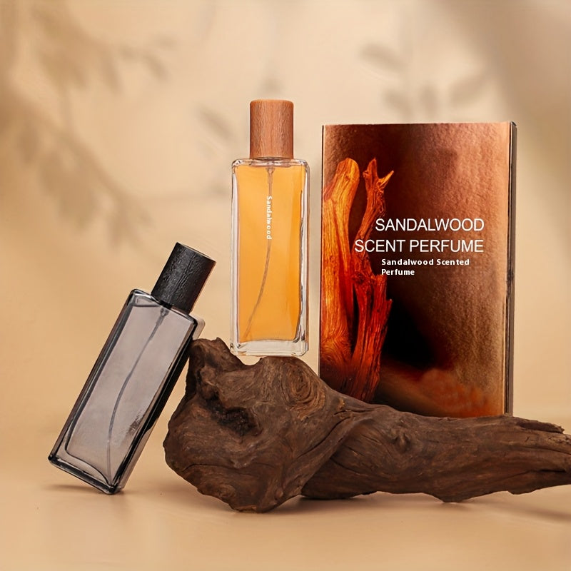 Unisex Sandalwood Perfume Oil - Long-Lasting Woody Scent, Temple-Inspired Indian/A Arabian Style Fragrance, Liquid Perfume for &, 5-15% Concentration, Travel-Friendly Scent Stick (No Harsh Chemical