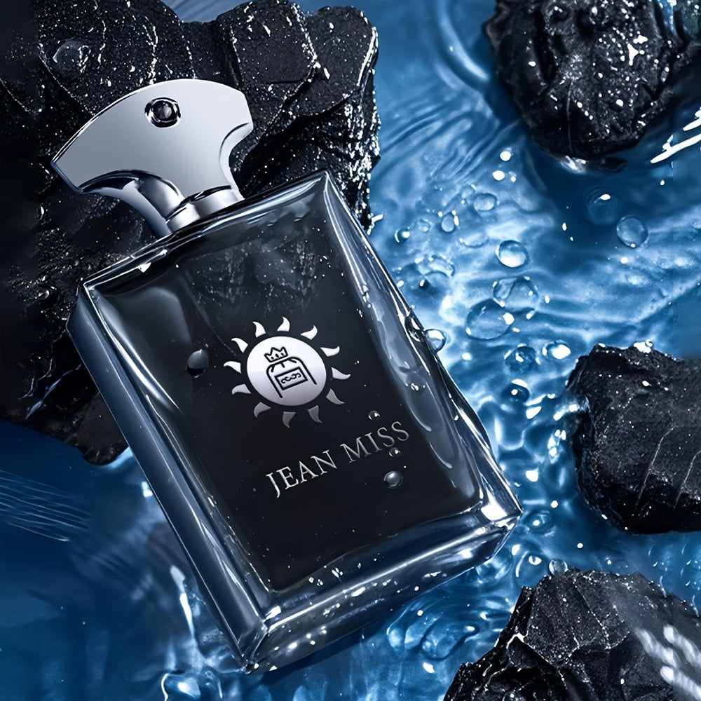 Green Gemstone Sunflower Men'S Cologne Perfume - Natural Wood & Ocean Scent, Long-Lasting Fragrance, Elegant Design with Golden Accents, Perfect for Casual or Formal Occasions, Ideal Gift for Him, Cologne Accessories
